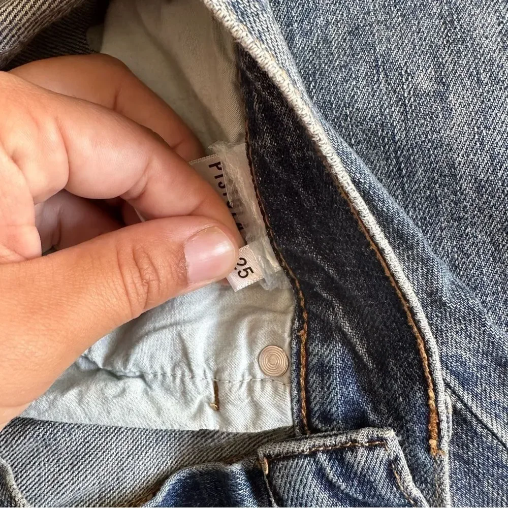 Pistola High Rise Wide Leg Jeans Size 25